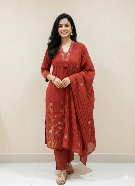 Jaipuri 3pcs wholesale kurti market in indore